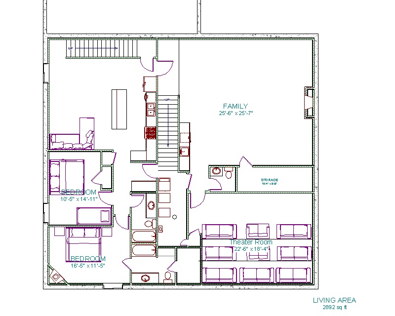 Basement Floor Plan