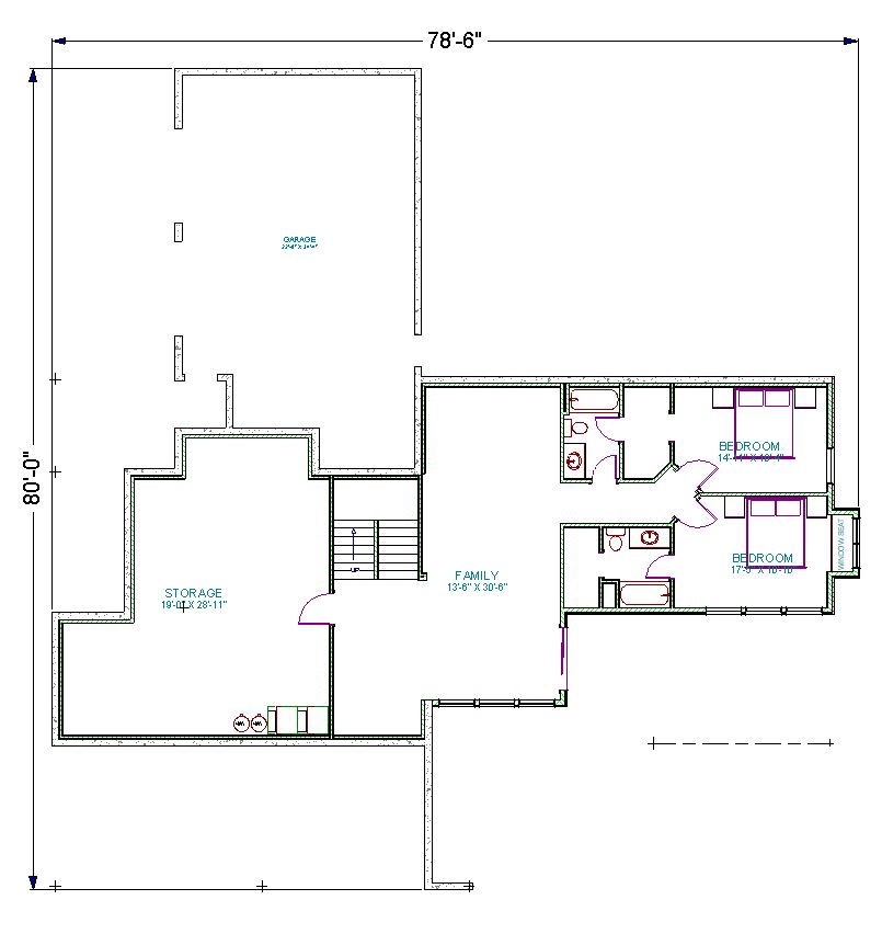 Basement Floor Plan